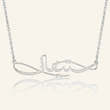 Signature Script Necklace