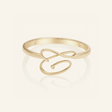Letter Garden Ring