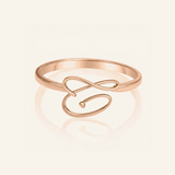 Letter Garden Ring