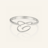 Letter Garden Ring