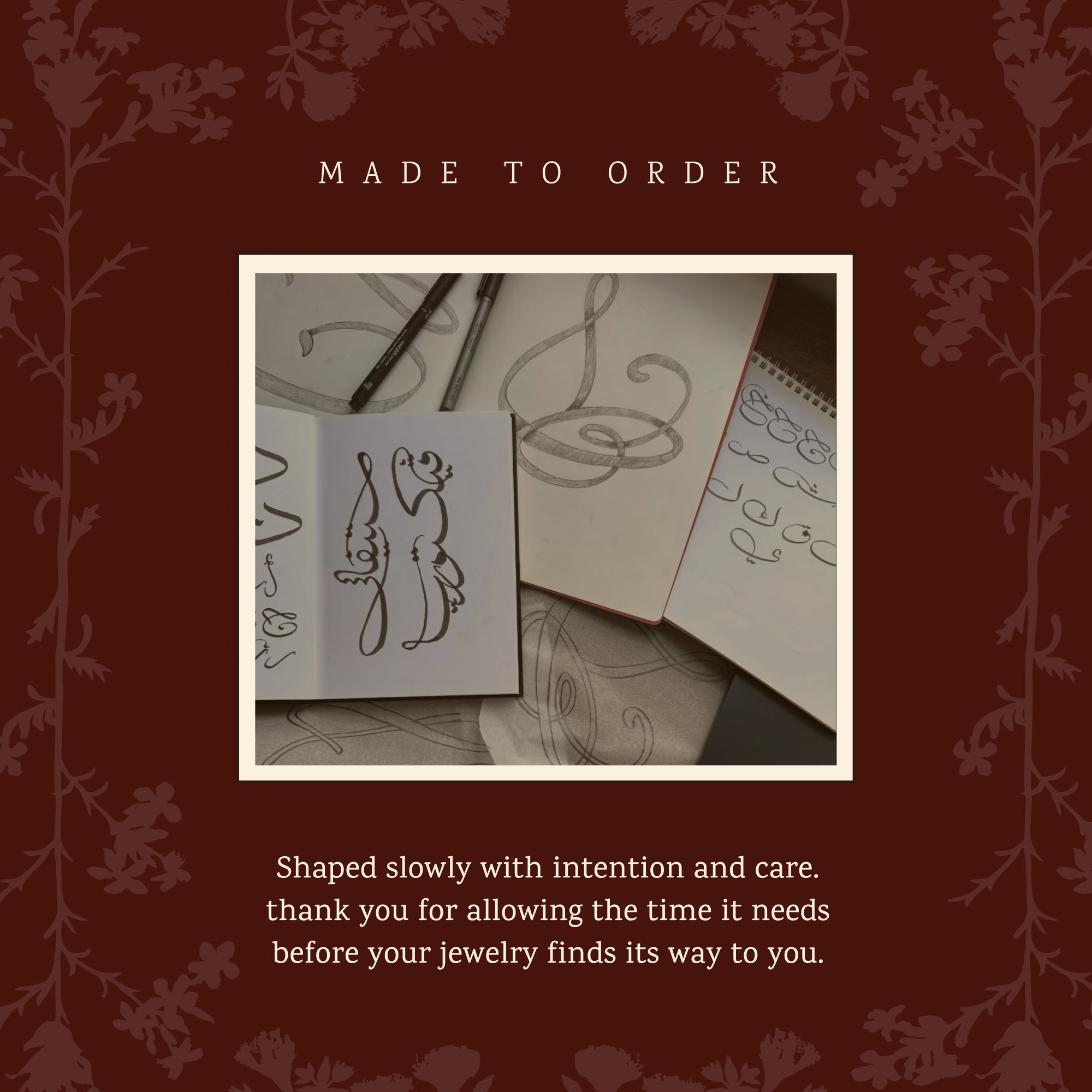 Signature Script Necklace