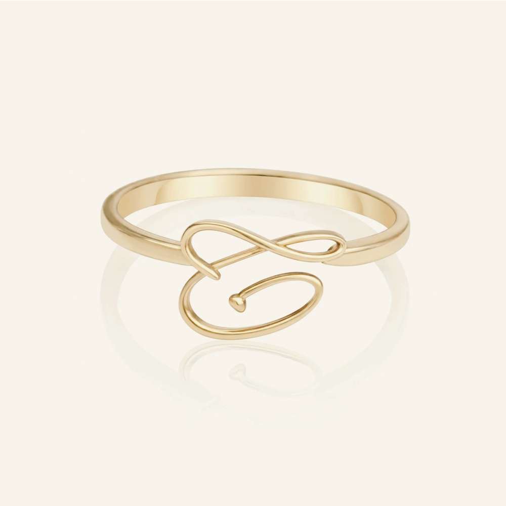 Letter Garden Ring