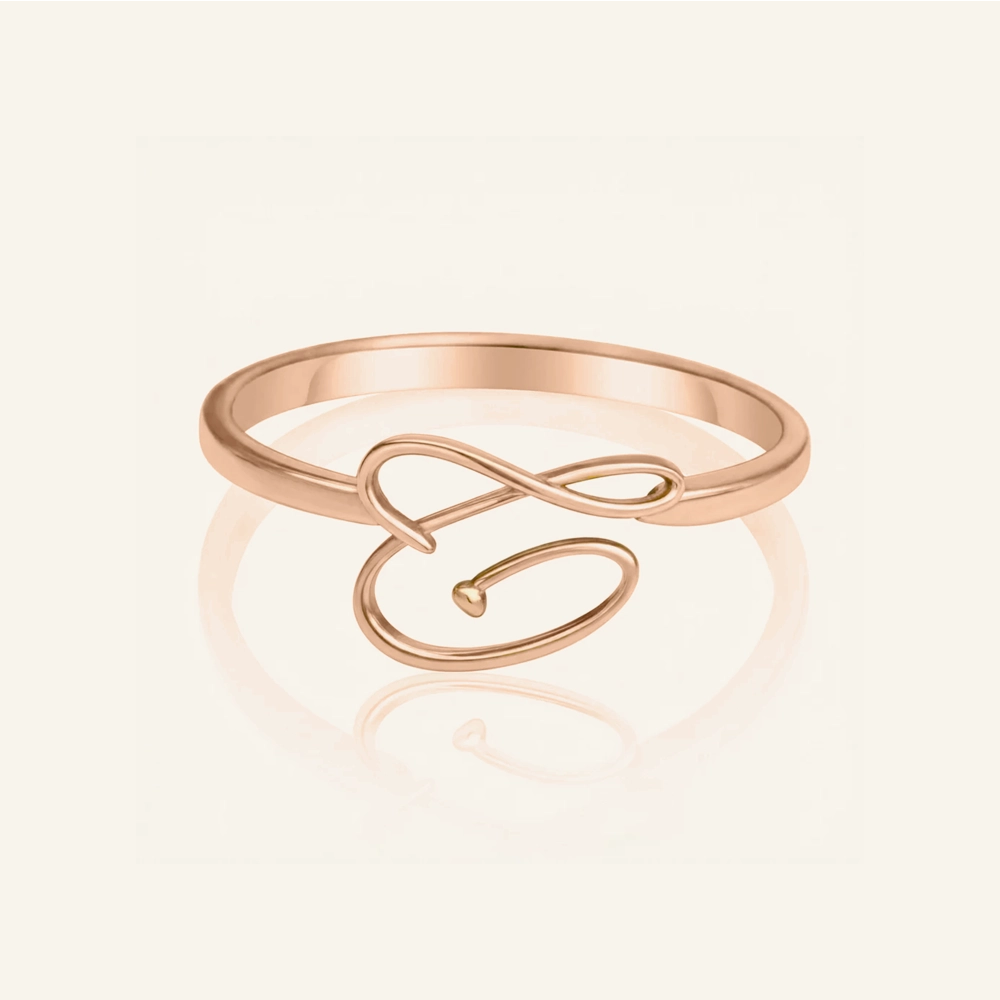 Letter Garden Ring