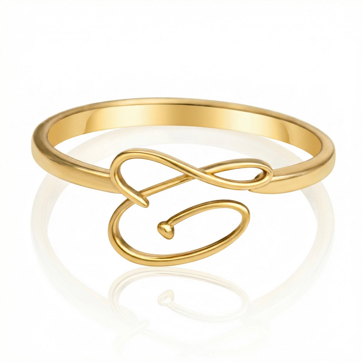 Letter Garden Ring